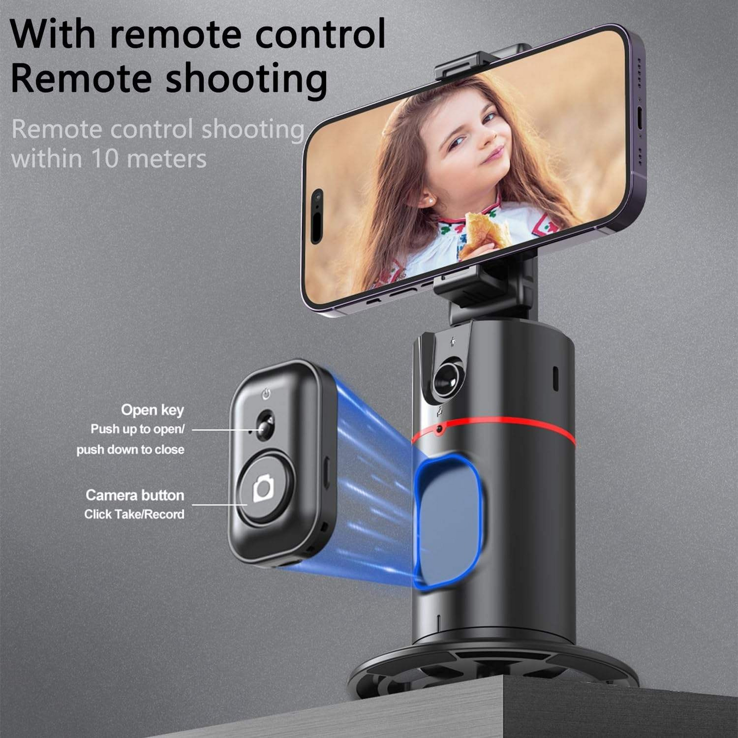 P02 AI Tracker 360° Auto Face Tracking Smart Rotation Selfie Gimbal Stabilizer Tripod