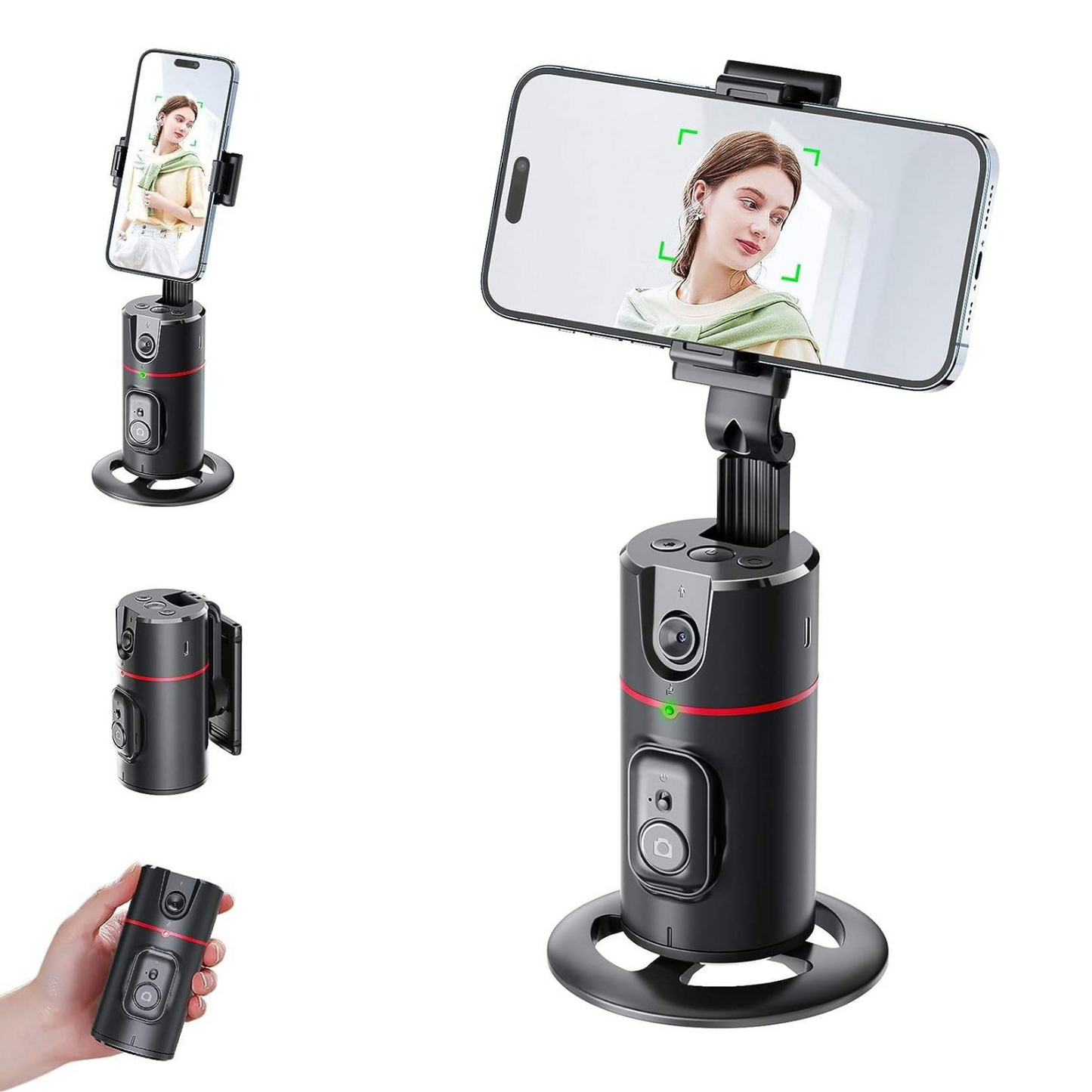 P02 AI Tracker 360° Auto Face Tracking Smart Rotation Selfie Gimbal Stabilizer Tripod