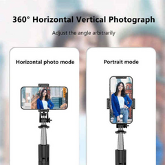 Q05 Bluetooth Selfie Stick Foldable Multi-Functional Tripod