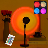 Sunset Lamp Projection: 16 Colors Changing Night Light with Remote by Buzz Street™