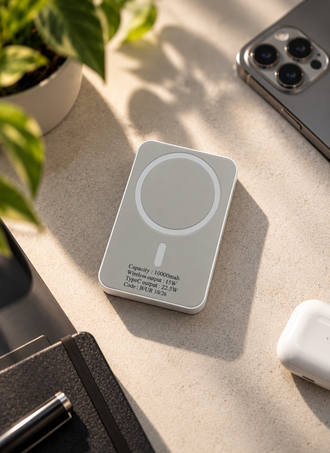 Velocity Plus 10,000mAh — 15W MagSafe Magnetic Wireless Power Bank