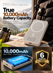 Velocity Plus 10,000mAh — 15W MagSafe Magnetic Wireless Power Bank