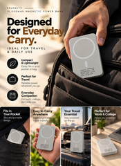Velocity Plus 10,000mAh — 15W MagSafe Magnetic Wireless Power Bank