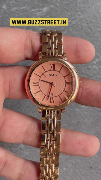 FOSSIL BS-FS557 ROSE-GOLD FOR HER