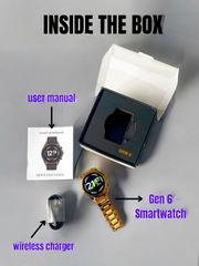 Fossil Generation 6 Gold Stainless Steel Metal Chain Smartwatch