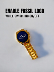 Fossil Generation 6 Gold Stainless Steel Metal Chain Smartwatch