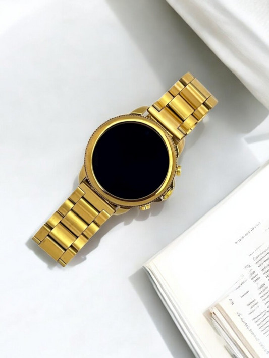 Fossil Generation 6 Gold Stainless Steel Metal Chain Smartwatch