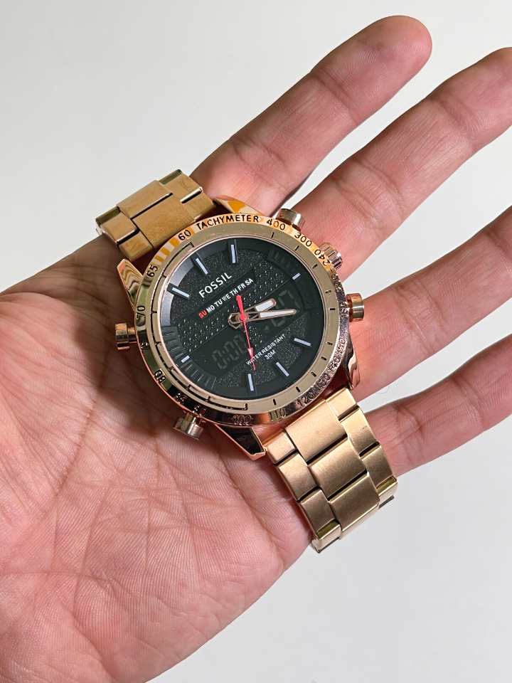 Fossil Tachymeter Gold For Men